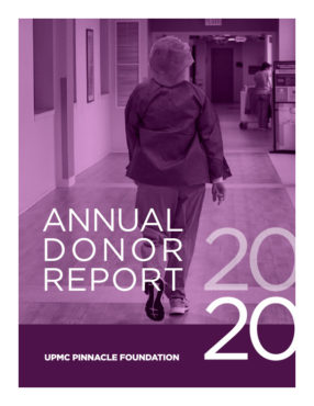 2020 UPMC Pinnacle Foundation Annual Donor Report Cover